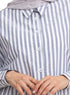 Medieval Blue - Design 3 Stripped Over - Size Shirt - Khotwh